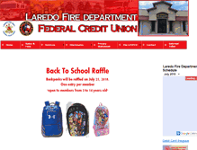 Tablet Screenshot of laredofirecreditunion.com